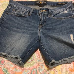 Denim shorts lucky brand